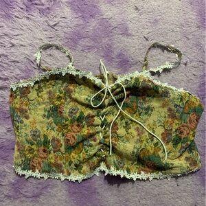 Floral Corset Top